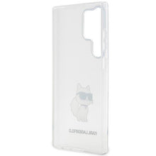 Заредете изображение във визуализатора на галерията – Karl Lagerfeld KLHCS23LHNCHTCT S23 Ultra S918 transparent hardcase Ikonik Choupette
