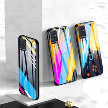 Заредете изображение във визуализатора на галерията – Color Glass Case Durable Cover with Tempered Glass Back and camera cover Samsung Galaxy A51 pattern 1
