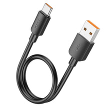 Заредете изображение във визуализатора на галерията – HOCO cable USB to Type C Hyper Power Delivery 100W X96 25cm black

