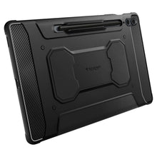 Заредете изображение във визуализатора на галерията – Spigen Rugged Armor Pro case for Samsung Galaxy Tab S9 FE+ 12.4'' X610 / X616B - black
