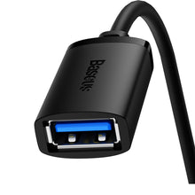 Заредете изображение във визуализатора на галерията – USB 3.0 extension cable 1m Baseus AirJoy Series - black
