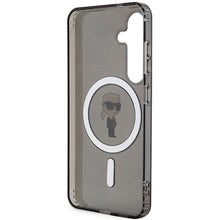 Заредете изображение във визуализатора на галерията – Karl Lagerfeld IML Ikonik MagSafe case for Samsung Galaxy S24 - black
