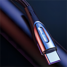 Заредете изображение във визуализатора на галерията – Joyroom Sharp Series cable with fast charging USB-A - USB-C 3A 2m black (S-M411)
