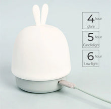 Заредете изображение във визуализатора на галерията – Night lamp W-008 Rabbit white
