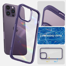 Заредете изображение във визуализатора на галерията – Spigen ULTRA HYBRID IPHONE 14 PRO DEEP PURPLE

