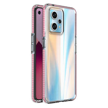 Заредете изображение във визуализатора на галерията – Spring Case for Realme 9 Pro+ / Realme 9 silicone cover with frame light pink
