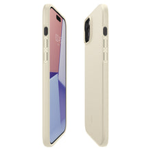 Заредете изображение във визуализатора на галерията – Spigen Thin Fit case for iPhone 15 Plus - beige
