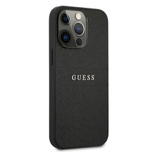 Заредете изображение във визуализатора на галерията – Guess GUHCP13XPSASBBK iPhone 13 Pro Max czarny/black Saffiano Strap
