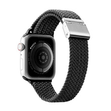 Заредете изображение във визуализатора на галерията – Dux Ducis Strap (Mixture II Version) Strap for Apple Watch Ultra, SE, 8, 7, 6, 5, 4, 3, 2, 1 (49, 45, 44, 42 mm) Braided Band Bracelet Black
