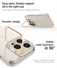Заредете изображение във визуализатора на галерията – Liavec Transparent TPU Case for Iphone 15 Pro Max gold
