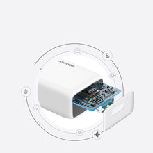 Заредете изображение във визуализатора на галерията – Joyroom USB wall charger 2,1 A white (L-1A101)
