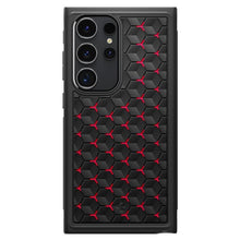 Заредете изображение във визуализатора на галерията – Spigen Cryo Armor case for Samsung Galaxy S24 Ultra - black and red
