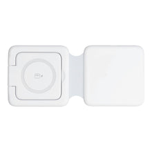 Заредете изображение във визуализатора на галерията – Wireless charger Qi 3in1 15W P14 working with MagSafe white
