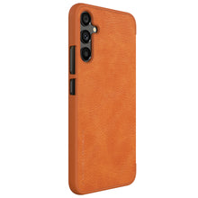 Заредете изображение във визуализатора на галерията – Nillkin Qin Leather Flip Wallet Case for Samsung Galaxy A34 5G | Brown
