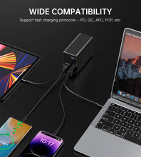 Заредете изображение във визуализатора на галерията – Choetech B635BK USB-A / USB-C Powerbank 22.5W 27000mAh - black

