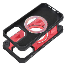 Заредете изображение във визуализатора на галерията – Armor Mag Cover case compatible with MagSafe for IPHONE 15 PRO red
