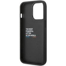 Заредете изображение във визуализатора на галерията – Original Case BMW M Edition Hexo Pattern hardcase BMHCP14X22PGVK for Iphone 14 Pro Max Black
