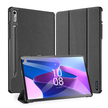 Заредете изображение във визуализатора на галерията – Dux Ducis Domo case for Lenovo Tab P11 Pro smart cover stand black
