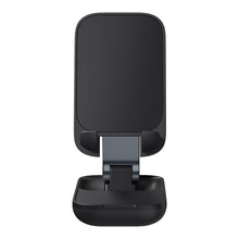 Заредете изображение във визуализатора на галерията – Baseus Seashell Series adjustable phone stand - black
