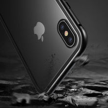 Заредете изображение във визуализатора на галерията – Wozinsky Full Magnetic Case Full Body Front and Back Cover with built-in glass for Samsung Galaxy A72 4G black-transparent

