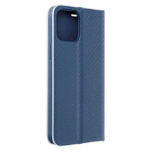 Заредете изображение във визуализатора на галерията – Forcell Luna carbon калъф тип книга - iphone 14 pro max ( 6.7 ) син - TopMag
