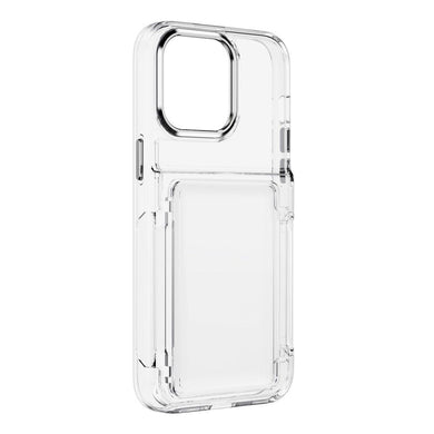 FORCELL F-PROTECT Crystal Pocket Case for IPHONE 15 Pro transparent