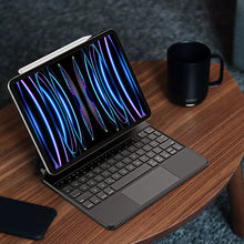 Заредете изображение във визуализатора на галерията – Dux Ducis Bluetooth Keyboard Case (MK Series) for Apple iPad Air 4/5/iPad Pro 11 (2018/2020/2021/2022) - Black
