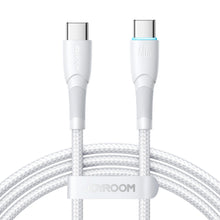 Заредете изображение във визуализатора на галерията – Joyroom Starry Series SA32-CC3 USB-C / USB-C cable 60W 1m - white
