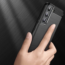 Заредете изображение във визуализатора на галерията – Carbon Case case for Samsung Galaxy S23+ flexible silicone carbon cover black
