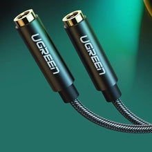 Заредете изображение във визуализатора на галерията – Ugrenn AV123 headphone cable 3.5 mm minijack (male) - 2x 3.5 mm minijack (female) - black
