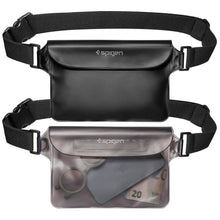 Заредете изображение във визуализатора на галерията – Spigen a620 universal waterproof waist bag 2-pack black - TopMag
