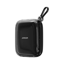 Заредете изображение във визуализатора на галерията – Joyroom powerbank 10000mAh Jelly Series 22.5W with built-in USB C cable black (JR-L002)
