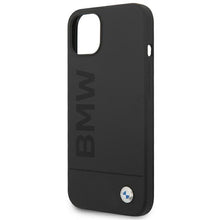 Заредете изображение във визуализатора на галерията – Original faceplate case BMW BMHMP14SSLBLBK for iPhone 14 (Metal Logo + MAG / black)
