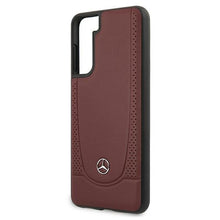 Заредете изображение във визуализатора на галерията – Original faceplate case MERCEDES MEHCS21SARMRE for SAMSUNG S21 (Urban Line / red)
