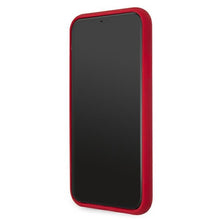 Заредете изображение във визуализатора на галерията – Original KARL LAGERFELD Case Silicone Stack Logo KLHCN61SLKLRE for Iphone 11/XR red
