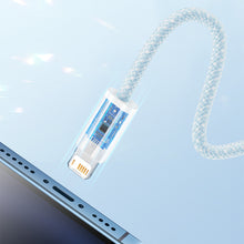 Заредете изображение във визуализатора на галерията – Baseus Dynamic 2 Series cable USB-A - Lightning 2.4A 480Mbps 2m purple
