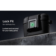 Заредете изображение във визуализатора на галерията – Spigen lock fit case for aurpods pro 1 / 2 matte black - TopMag
