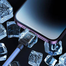 Заредете изображение във визуализатора на галерията – BASEUS cable USB to Apple Lightning 8-pin CoolPlay 2,4A 1m blue CAKW000403

