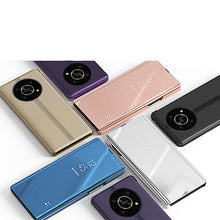 Заредете изображение във визуализатора на галерията – Clear View Case case for Honor X9 / X9 5G / X30 / Magic4 Lite flip cover black

