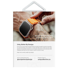 Заредете изображение във визуализатора на галерията – Uniq Garde Apple Watch Ultra 49mm case. transparent/dove clear
