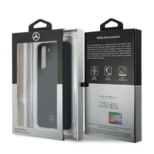 Заредете изображение във визуализатора на галерията – Original faceplate case MERCEDES MEHCS21MSILNA for SAMSUNG S21 Plus (Silicone Line / blue)
