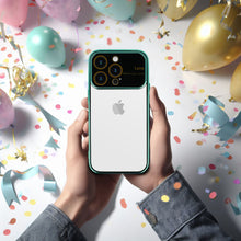 Заредете изображение във визуализатора на галерията – Electro Lens Case for Iphone 15 Pro Turquoise
