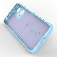 Заредете изображение във визуализатора на галерията – Magic Shield Case Cover for Xiaomi Redmi Note 12 5G / Poco X5 5G Flexible Armor Cover Light Blue
