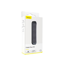 Заредете изображение във визуализатора на галерията – Baseus Cable Fixer Kit self-adhesive holder cable organizer + 15 Velcro tapes (3 colors)
