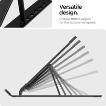 Заредете изображение във визуализатора на галерията – Spigen LD201 UNIVERSAL LAPTOP STAND BLACK
