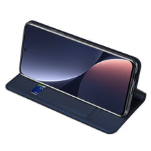 Заредете изображение във визуализатора на галерията – Dux Ducis Skin Pro case Xiaomi 13 Pro cover with flip card wallet stand blue
