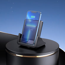 Заредете изображение във визуализатора на галерията – Borofone Wireless induction charger BQ20 Wings with stand 15W black

