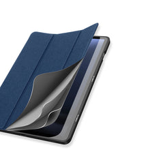 Заредете изображение във визуализатора на галерията – Dux Ducis Domo eco-leather case with stand for Samsung Tab S9 FE+ - blue
