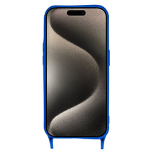 Заредете изображение във визуализатора на галерията – Strap Silicone Case for Iphone 13 Pro design 2 blue
