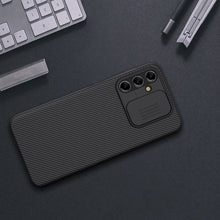 Заредете изображение във визуализатора на галерията – Nillkin CamShield Case for Samsung Galaxy A14 5G / Galaxy A14 cover with camera cover black
